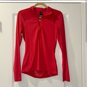 🎄SALE🎄 Victoria's Secret Sport Pink Fitted Long Sleeve 1/4 Zip